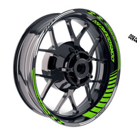 Fit Aprilia Dorsoduro 900 Logo GP 17 inch Rim Wheel Stickers Racing Check