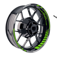 Fit Triumph Street Triple 675 R Logo GP 17 inch Rim Wheel Stickers Racing Check