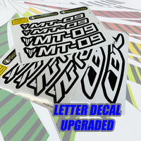 Fit Yamaha Tracer 900 FJ-09 Logo Moto GP Stripe 17 inch Wheel Rim Sticker - MC Motoparts