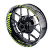 Fit Suzuki ?G Hayabusa Logo Moto GP Stripe 17 inch Wheel Rim Sticker - MC Motoparts
