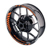 Fit Kawasaki Ninja 250R EX250 Logo Moto GP Stripe 17 inch Wheel Rim Sticker - MC Motoparts