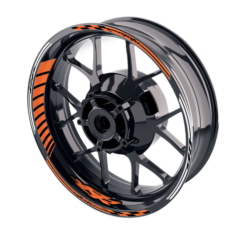 Fit BMW S1000RR Logo Moto GP Stripe 17 inch Wheel Rim Sticker - MC Motoparts