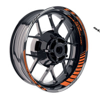 Fit Triumph Street Triple 765 R Logo GP 17 inch Rim Wheel Stickers Racing Check