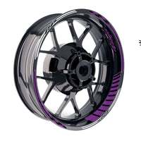 Fit Kawasaki Ninja 1000 650 400 Logo GP 17 inch Rim Wheel Stickers Racing Check