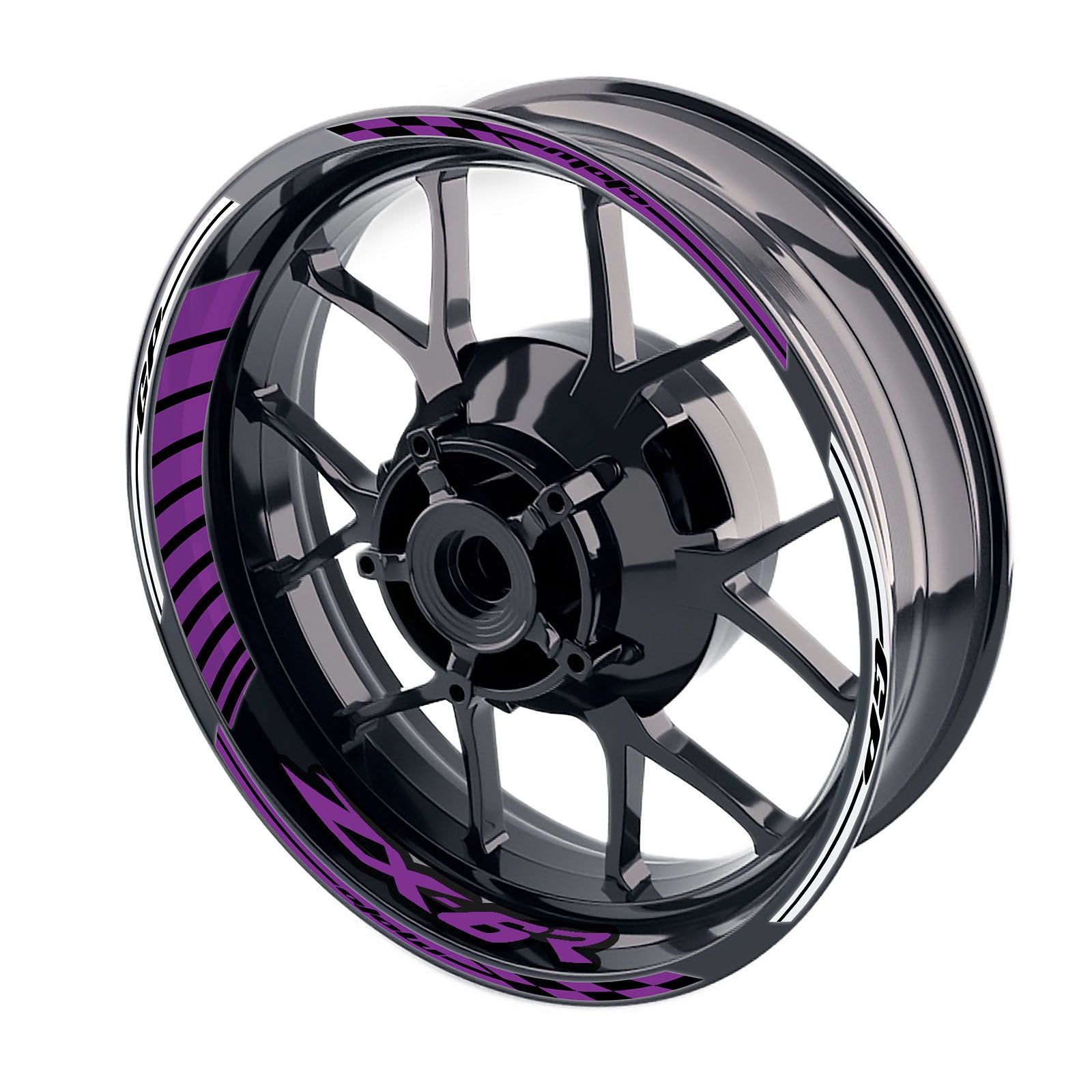 Kawasaki ZX6R Ninja ZX636 GP Rim Stickers | MC Motoparts