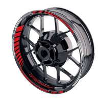 Fit Suzuki GSX1300R Hayabusa Logo Moto GP Stripe 17 inch Wheel Rim Sticker - MC Motoparts