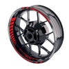 Fit Triumph Street Triple 765 R Logo Moto GP Stripe 17 inch Wheel Rim Sticker - MC Motoparts