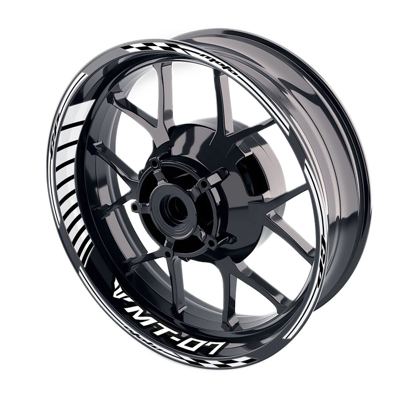 Fit Yamaha MT-07 Logo Moto GP Stripe 17 inch Wheel Rim Sticker - MC Motoparts