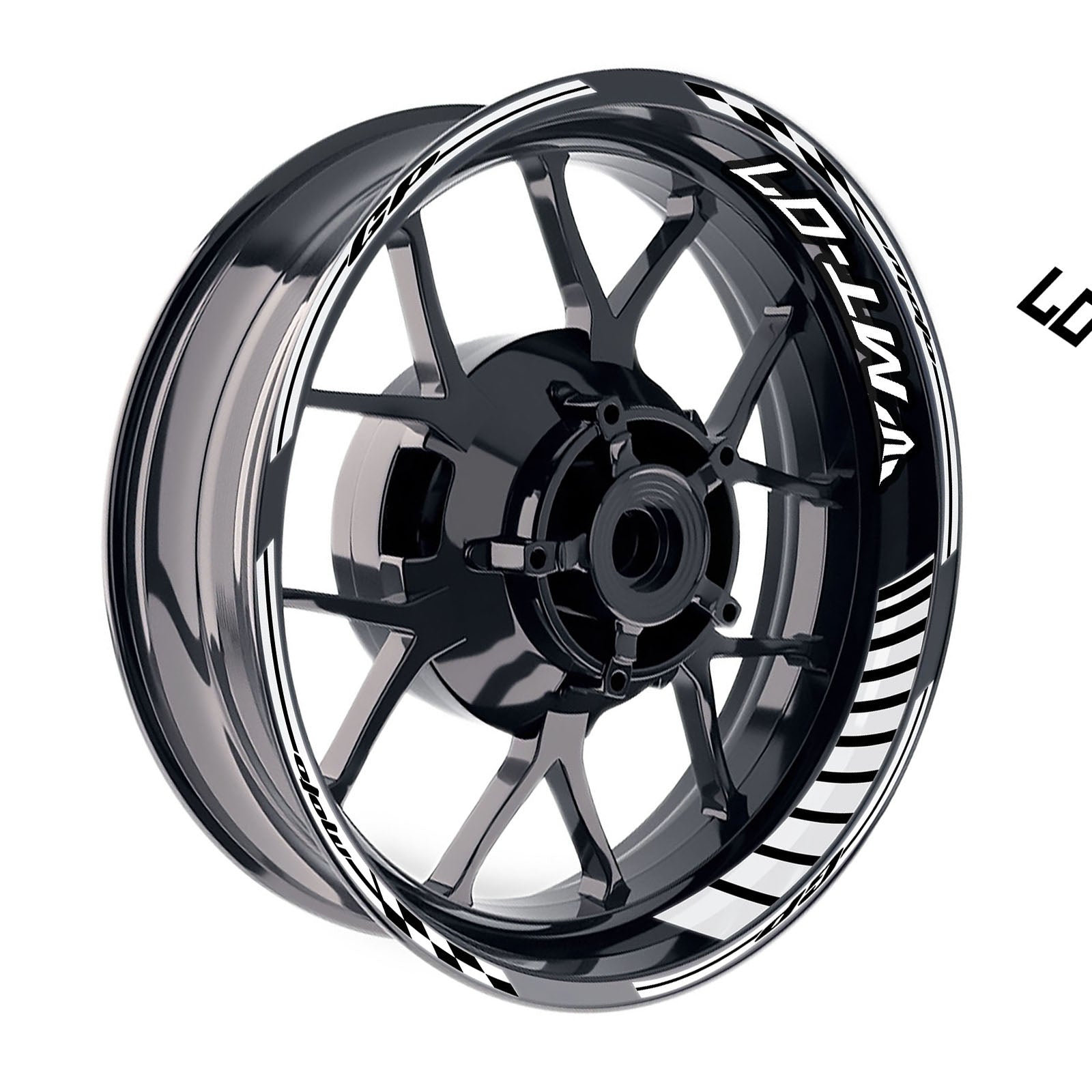 KETABAO 17-Inch Blue Rim Decal Stickers For Yamaha FZ-07 / MT-07 (2018-2020) – Wheel Stripes Kit