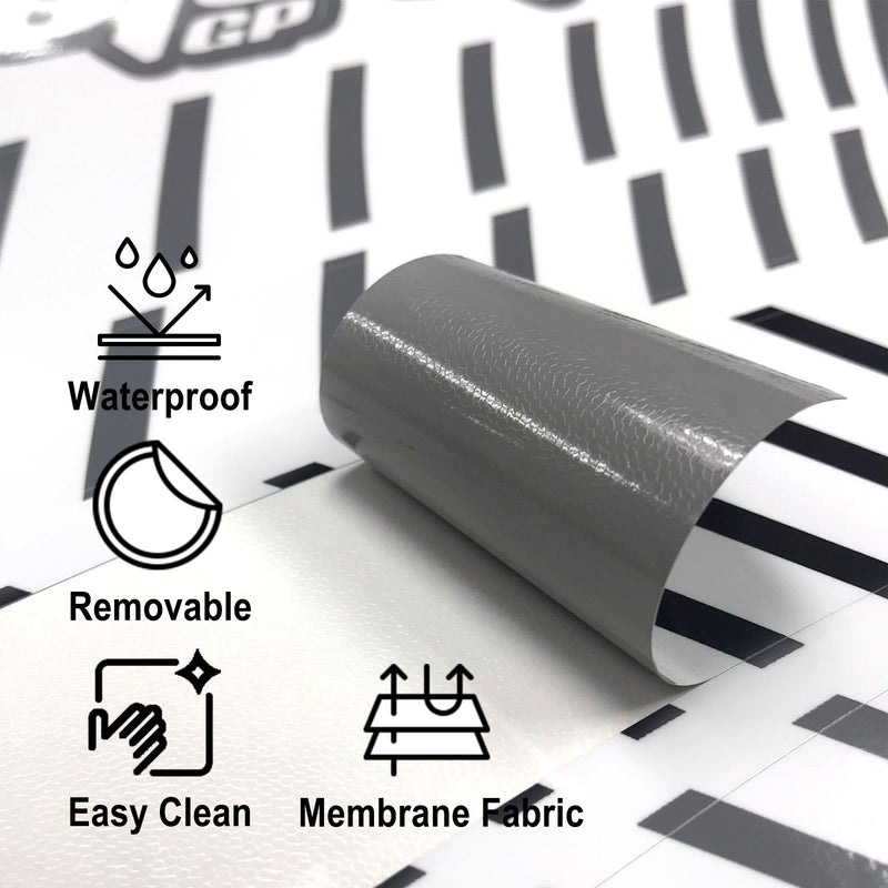 Fit Ducati Hypermotard 1100 Logo Moto GP Stripe 17 inch Wheel Rim Sticker - MC Motoparts