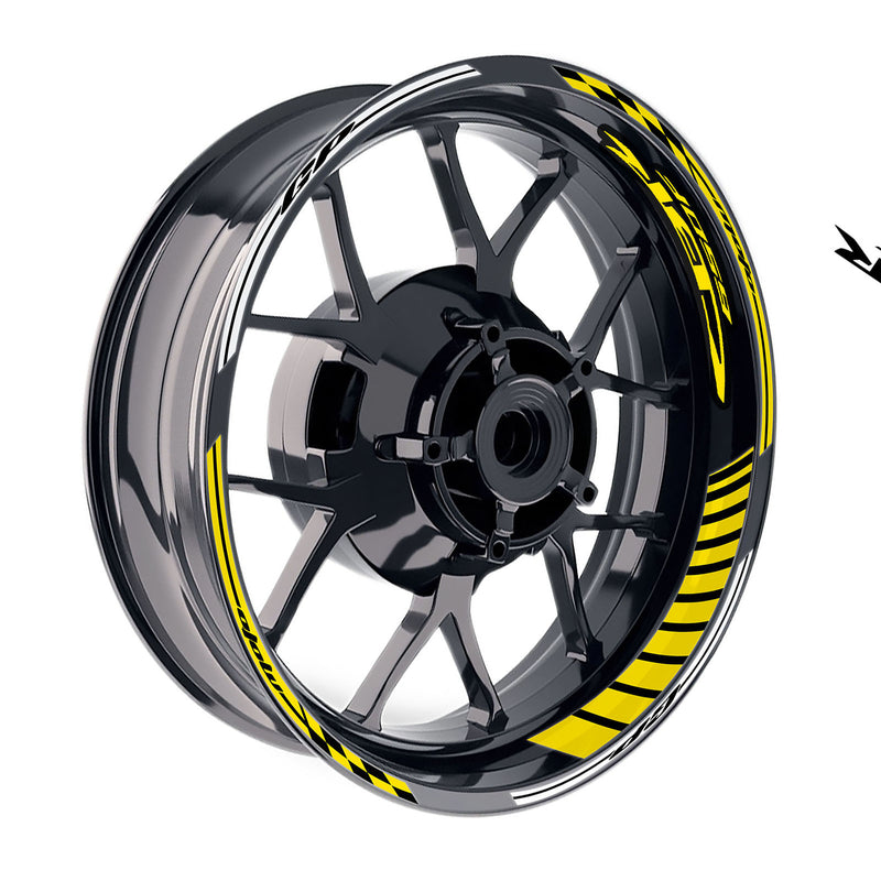 Fit Honda CBR650F Logo GP 17 inch Rim Wheel Stickers Racing Check