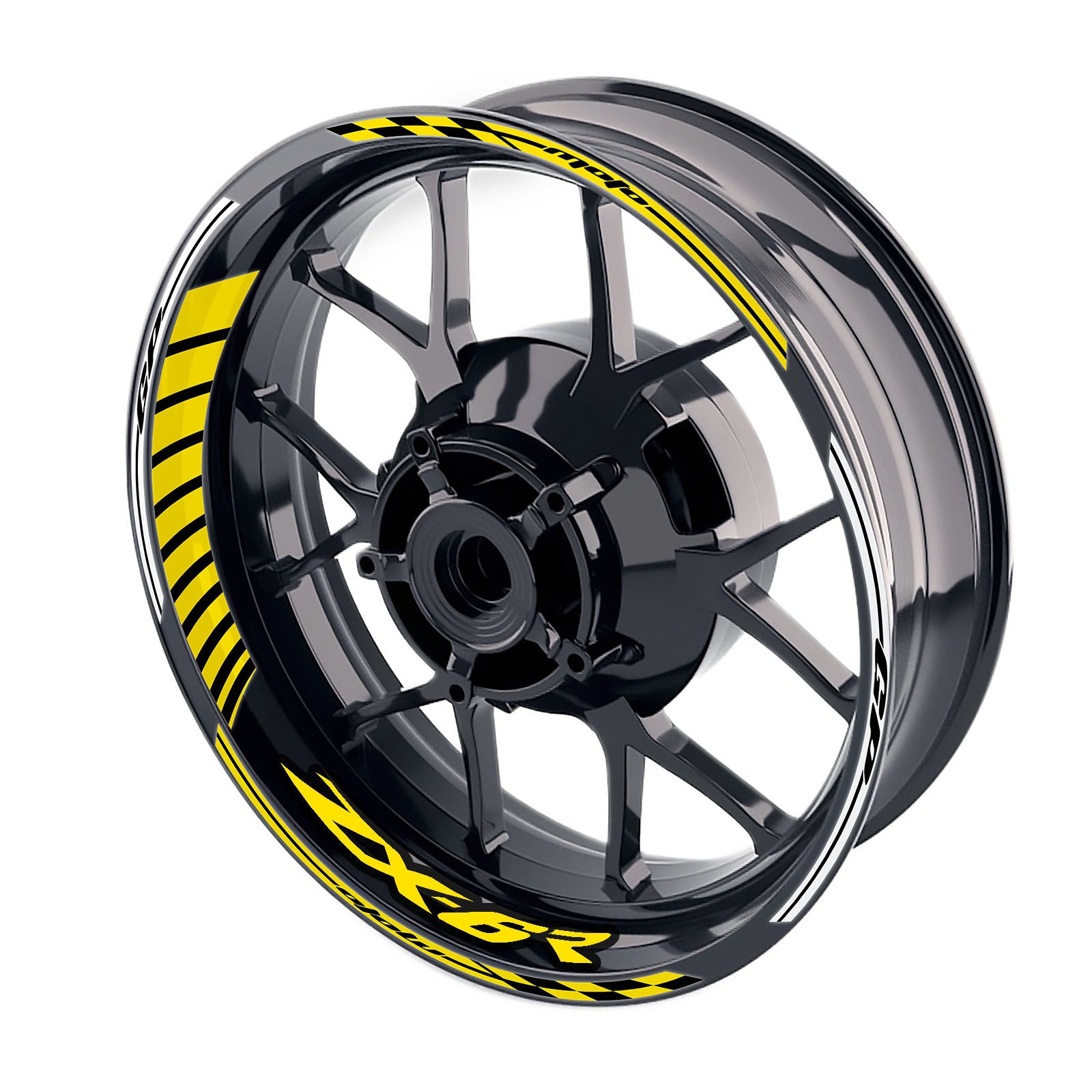 Kawasaki ZX6R Ninja ZX636 GP Rim Stickers | MC Motoparts