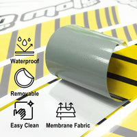 Fit Aprilia RSV4 RR Logo Moto GP Stripe 17 inch Wheel Rim Sticker - MC Motoparts