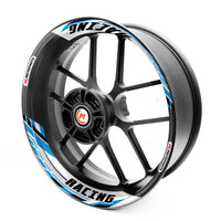 J01 Removable Wheel Decal 2-Piece Inner Rim Sticker For Aprilia