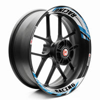 J01 Removable Wheel Decal 2-Piece Inner Rim Sticker For Yamaha