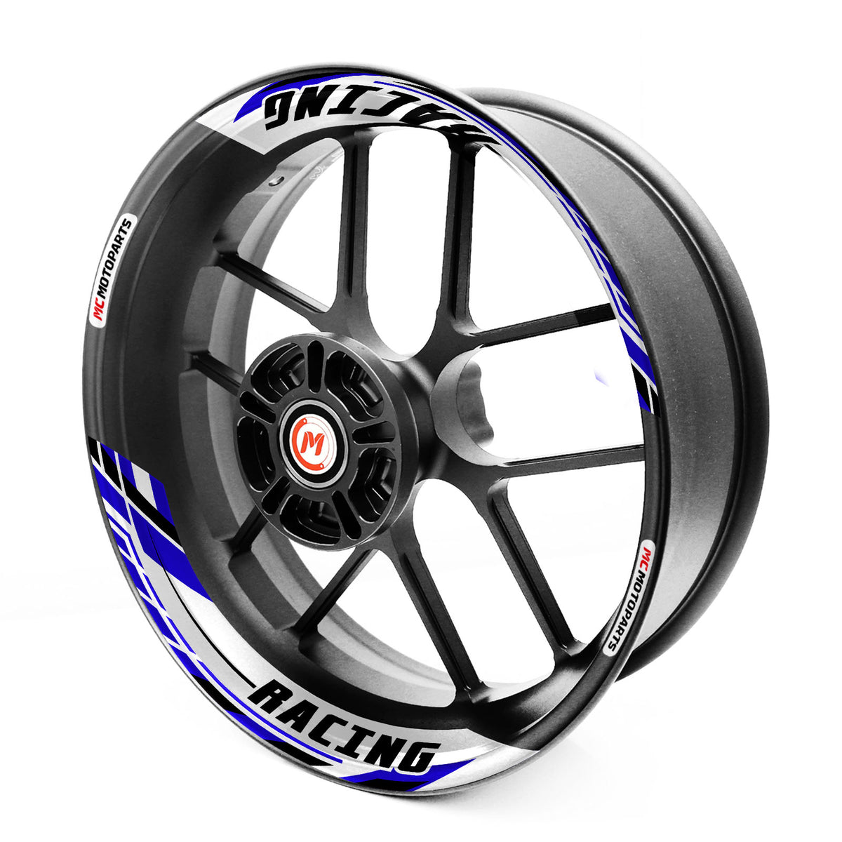 J01 Removable Wheel Decal 2-Piece Inner Rim Sticker For Aprilia