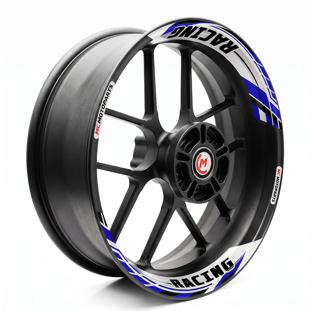 J01 17'' Llanta delantera y trasera extraíble pegatina de llanta de 2 piezas para Aprilia Tuono V4R