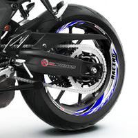 J01 Removable Wheel Decal 2-Piece Inner Rim Sticker For Aprilia