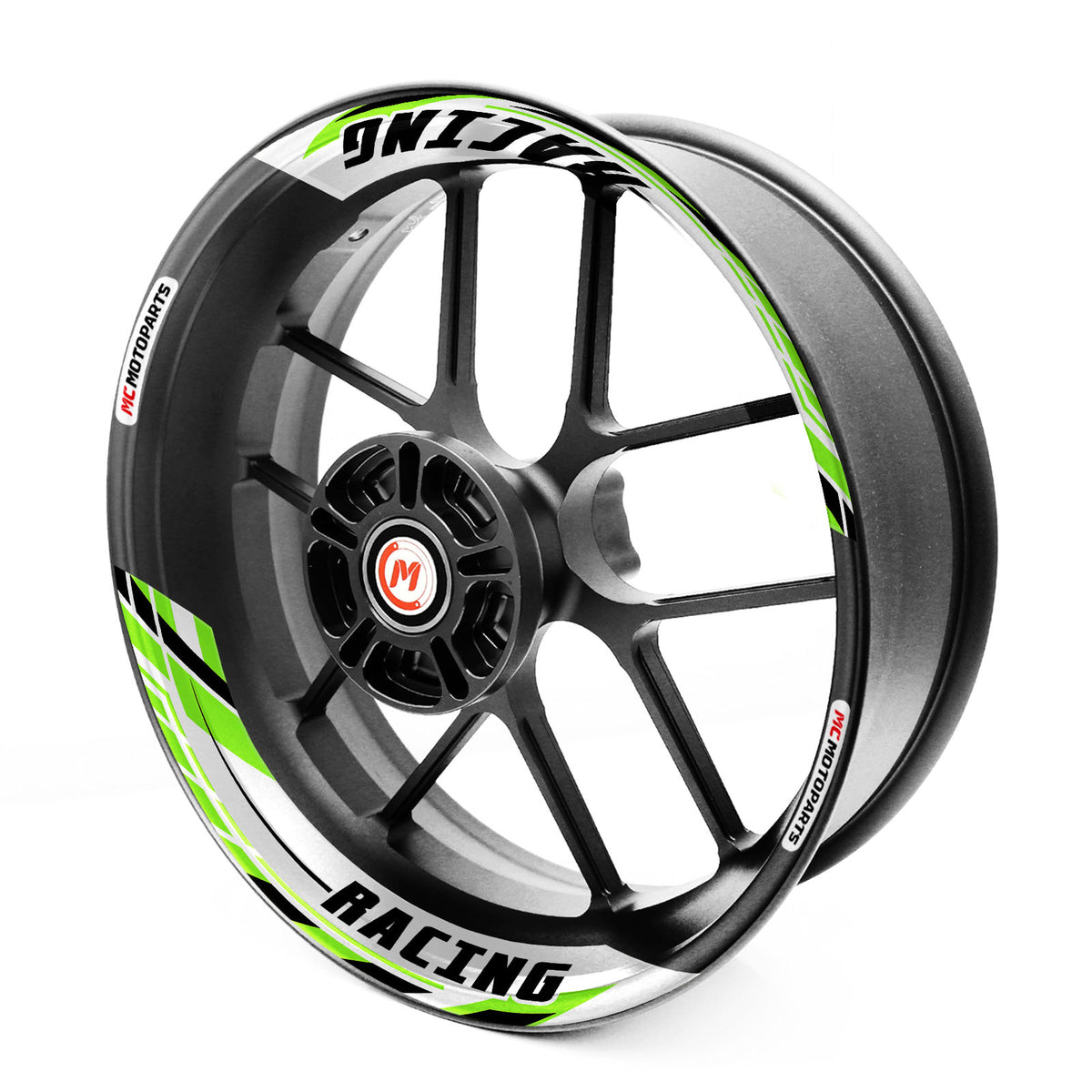 J01 Removable Wheel Decal 2-Piece Inner Rim Sticker For Aprilia