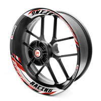 J01 Removable Wheel Decal 2-Piece Inner Rim Sticker For Aprilia