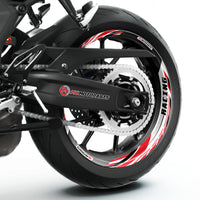 J01 Removable Wheel Decal 2-Piece Inner Rim Sticker For Suzuki