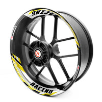 J01 Removable Wheel Decal 2-Piece Inner Rim Sticker For Aprilia