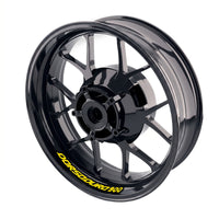 Aprilia DORSODURO 900 wheel stickers and rim decals by StickerBao, bike model-specific inner rim decal set for custom motorcycle styling