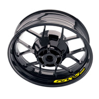 Suzuki GSXS 1000 wheel stickers and rim decals by StickerBao, set of inner rim decals for bike wheel customization.