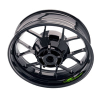 Suzuki GSX1300R Hayabusa inner rim sticker set with wheel decals, featuring brand-specific bike model graphics on rim decals.