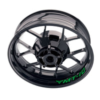 Yamaha MT10 inner rim sticker set by StickerBao, bike-specific wheel decals with bold blue and black design on motorcycle rims.