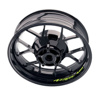 Kawasaki Ninja 400 EX400 wheel rim decal set by StickerBao, featuring bike-specific inner rim stickers for stylish motorcycle wheels.