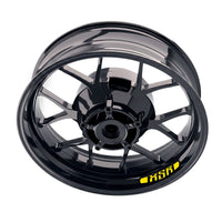 Yamaha XSR 700 and 900 wheel rim sticker set by StickerBao, bike model specific wheel decals for custom motorcycle rims.