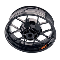 Kawasaki Z800 wheel rim sticker set by StickerBao, featuring bike-specific decals for inner rims and wheels.