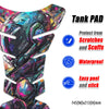 Gas Tank Sticker Motorcycle Tank Pad Protector Anti Slip Fish Bone Neon Fantasy Art MC Motoparts x StickerBao
