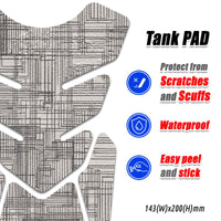 Gas Tank Sticker Motorcycle Tank Pad Protector Anti Slip Shield Abstract Anime MC Motoparts x StickerBao