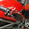 Fit Ducati Reborn CNC Bar End Mirrors Round Folding Set - MC Motoparts
