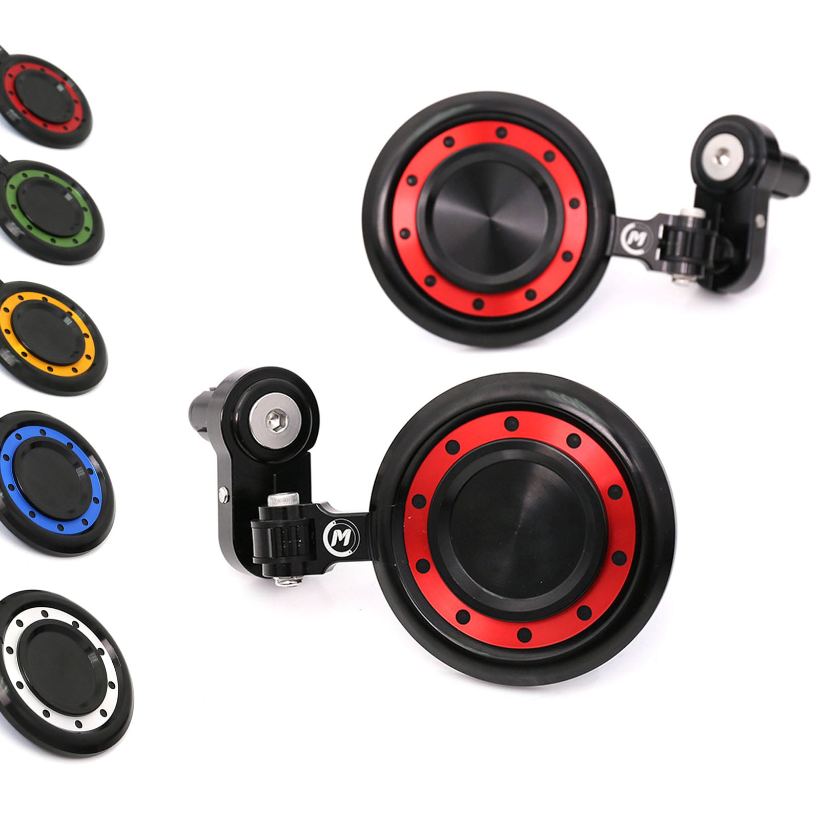 CNC REACTOR Bar End Mirrors | MC Motoparts