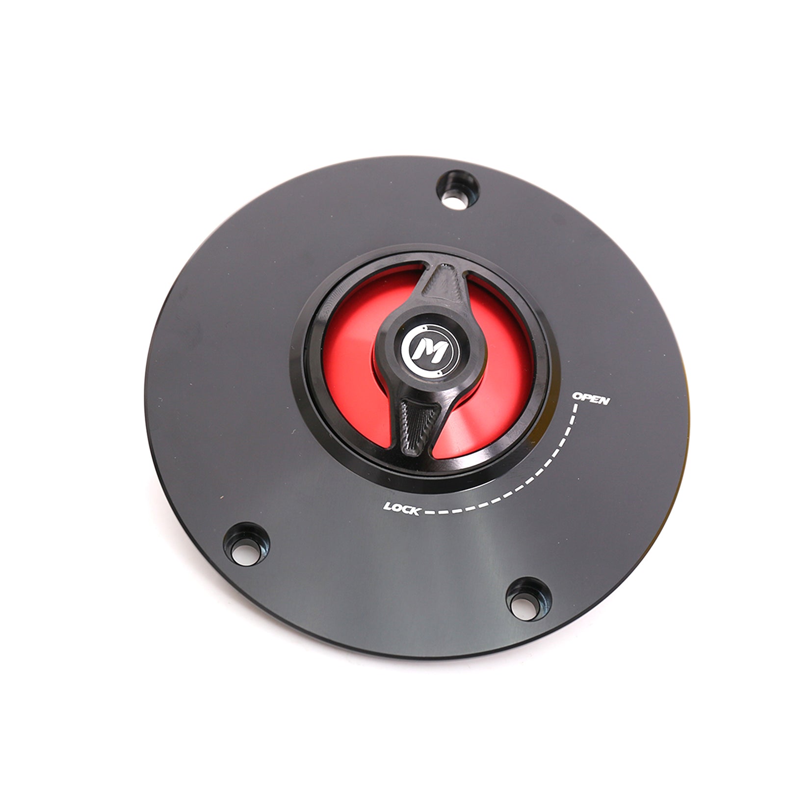 Red Quick Lock Release REVO fuel cap for mototorcycle