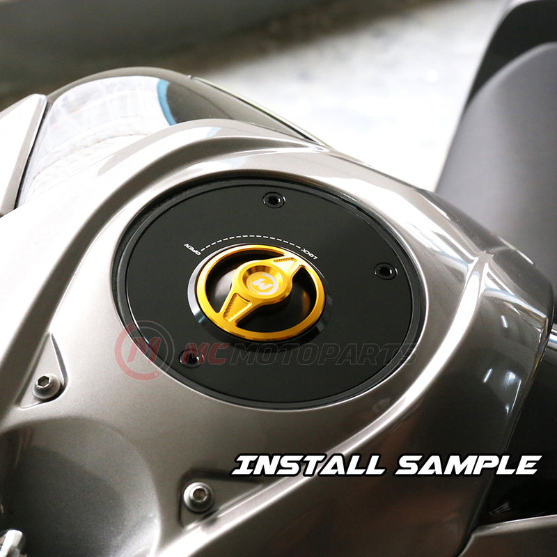 Installation sample of Fit Suzuki GSR750 GSX650F REVO Quick Lock Fuel Cap