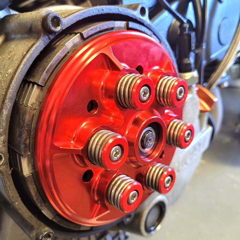 Fits Ducati Sport 620 750 800 900 CNC Dry Clutch Pressure Plate 01 - MC Motoparts