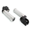 Fit Harley Davidson Fatboy Lo Iron 883 25mm Adjustable M-Grip POLE Front Foot Pegs - MC Motoparts