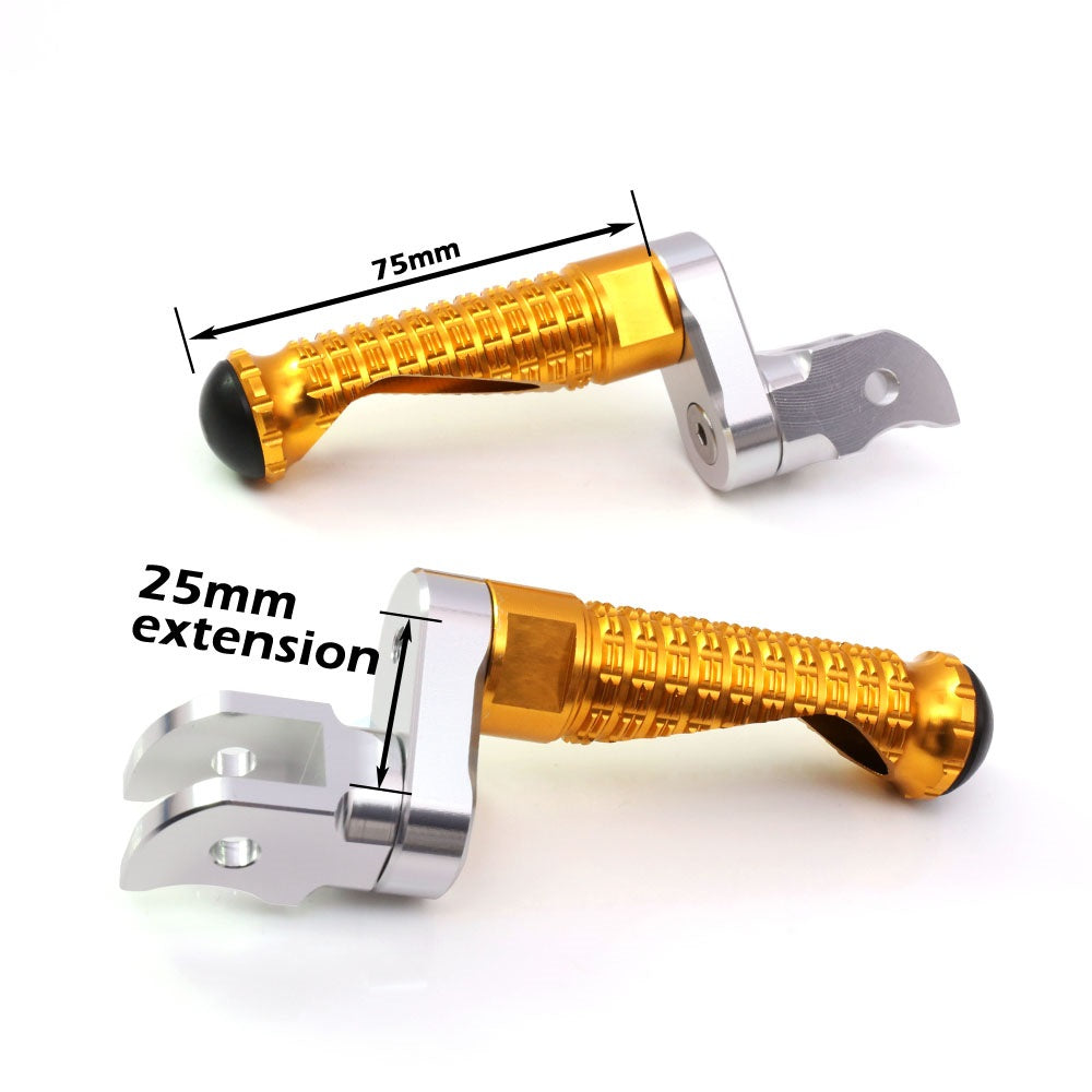 For Triumph Daytona Bonneville 25mm Adjustable Rear Foot Pegs | M