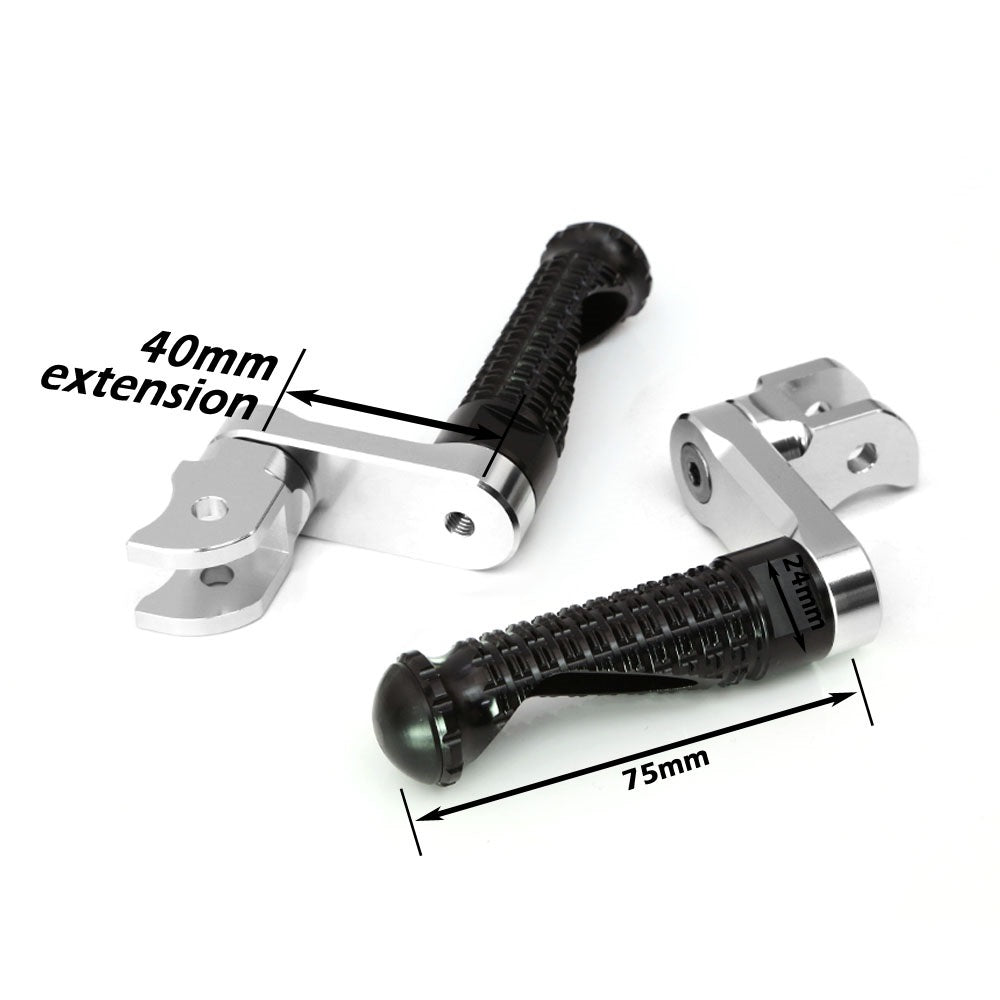 クック For Ducati Monster 1000 1100 40mm Adjustable Rear Foot Pegs | M