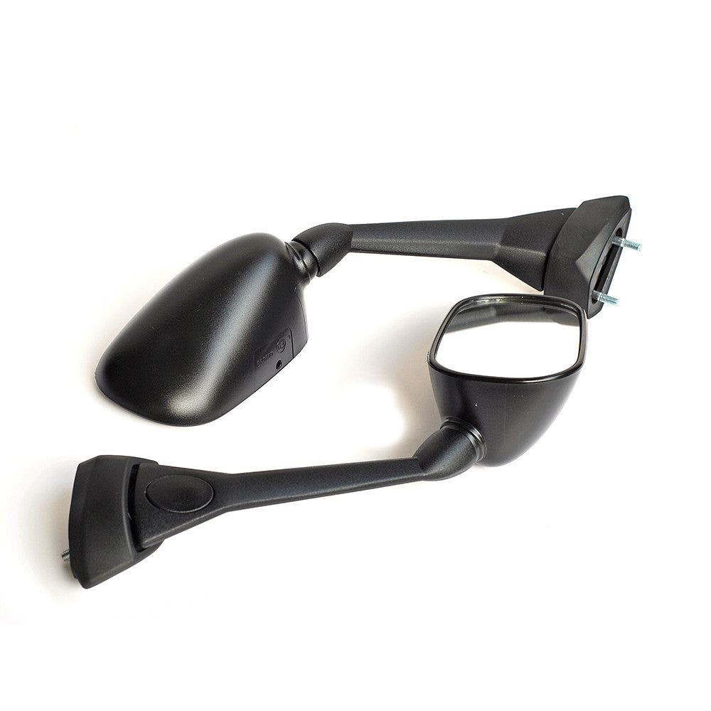 Fit Yamaha YZF R6 2006-2007 Black eMark Aftermarket Rear View Mirrors - MC Motoparts