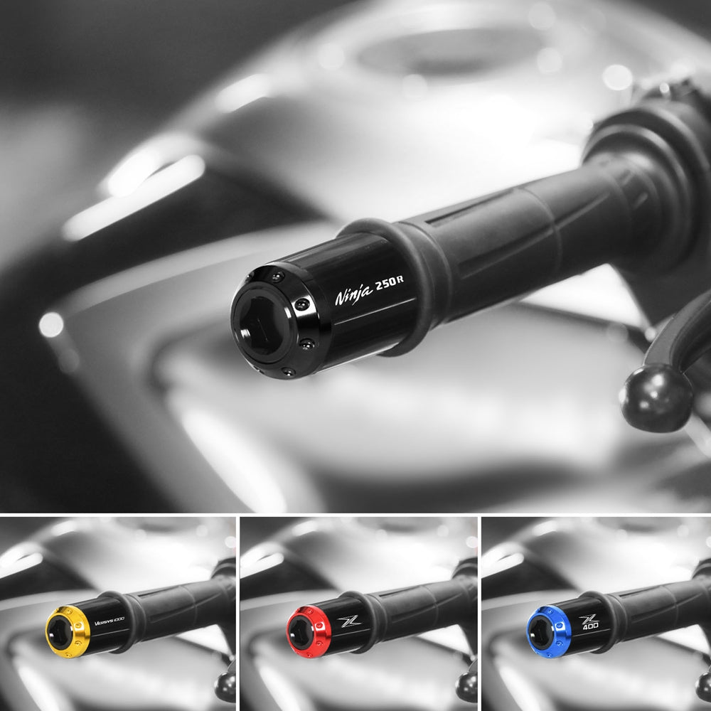 Fit Kawasaki Ninja Engraved ATOM Bar Ends | MC Motoparts