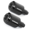 Fit Ducati XDiavel S 2016-2018 Engraved Logo ATOM Bar Ends - MC Motoparts