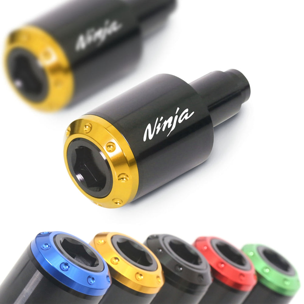 Fit Kawasaki Ninja Engraved ATOM Bar Ends | MC Motoparts