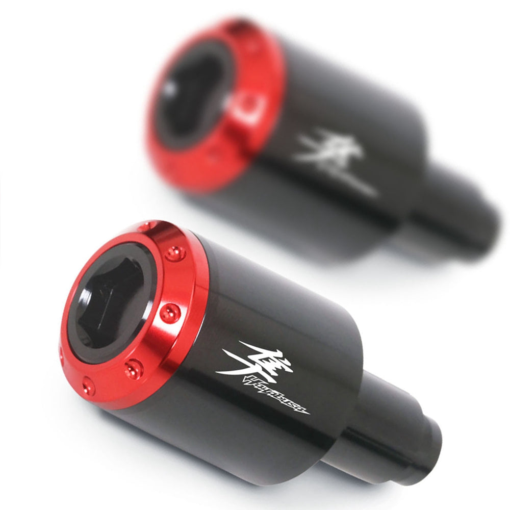 ㊂ Fit Suzuki HAYABUSA Engraved ATOM Bar Ends | MC Motoparts