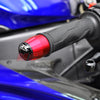 Fit Suzuki GSXR Engraved Logo LIM Handle Bar Ends - MC Motoparts