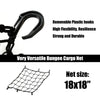 18'' Heavy Duty Cargo Net Mesh Net with 6 POM Hooks - MC Motoparts